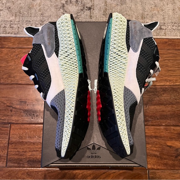 Adidas ZX 4000 Futurecraft 4D 'Black Onix' Men's Size 11.5 - Picture 6 of 13